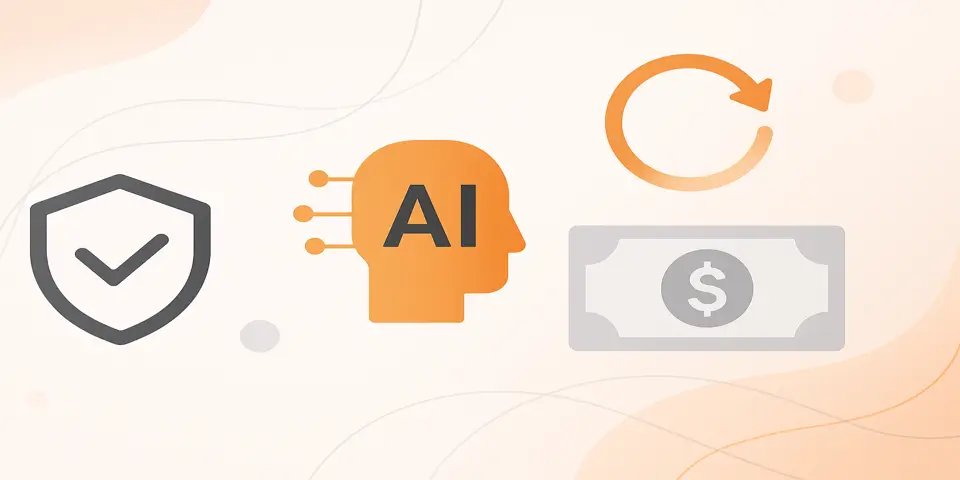Abstract gradient illustrating digital transformation in banking.