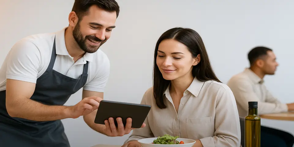 Team collaborating on web strategies for restaurant digital growth.