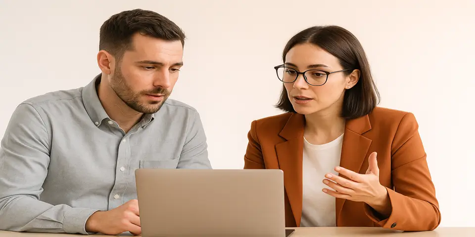 Team collaborating on digital marketing strategies to grow co-op business.