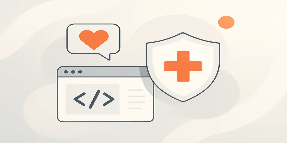 Abstract design representing healthcare digital innovation.