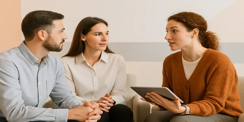 Team reviewing digital engagement strategies supported by analytics.