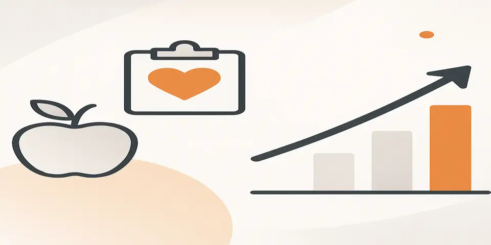 Soft gradient abstract design representing modern wellness and digital strategy ideas.