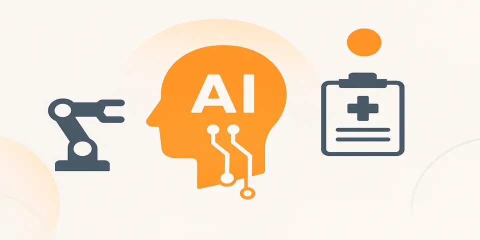 Abstract design symbolizing AI integration in rehabilitation innovation.