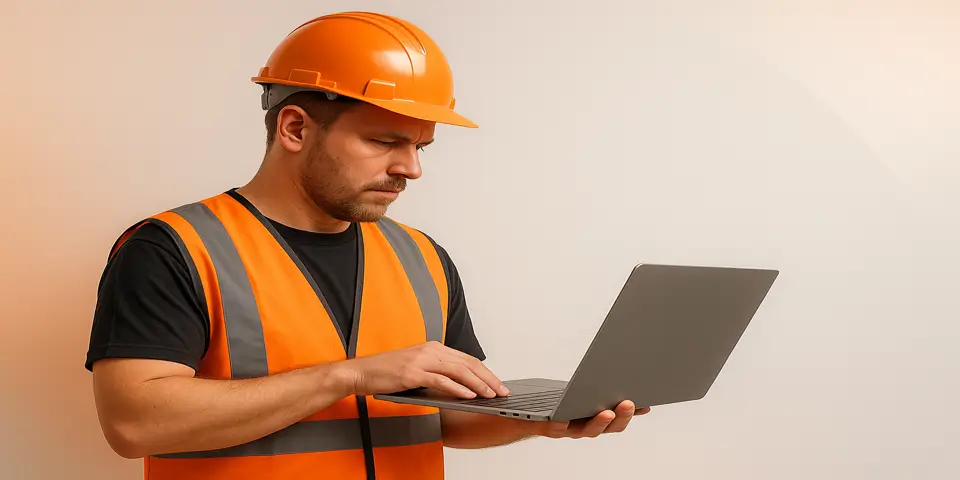 Professional analyzing digital insights on a screen to improve business performance.