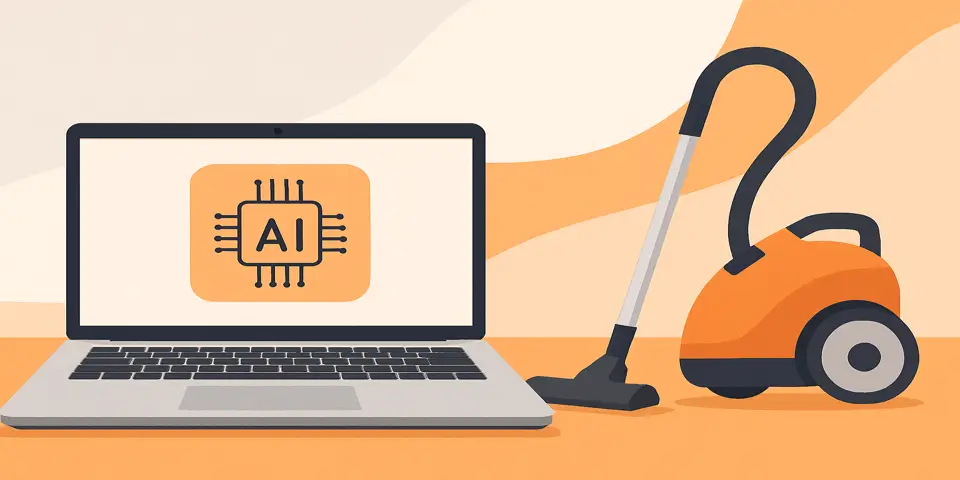 Laptop displaying clean marketing analytics charts representing AI-driven growth strategies.