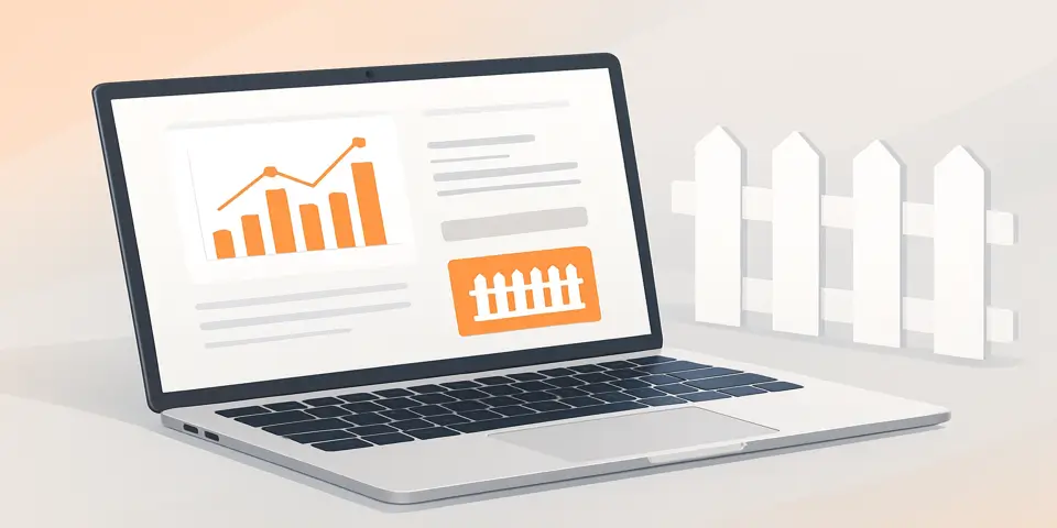 Digital device displaying charts, analytics, and performance insights for online marketing