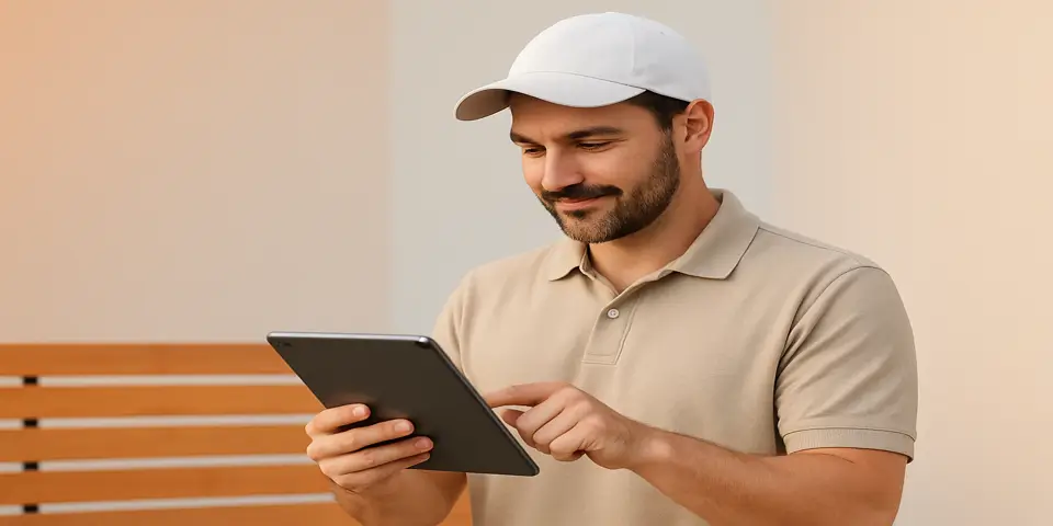 Professional analyzing online performance data to optimize digital marketing results