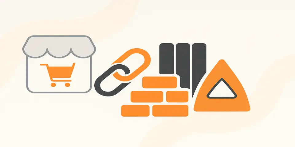 Abstract shapes inspired by supply chain flow and building material concepts