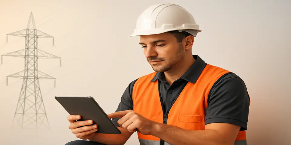 Professional studying digital insights to enhance operations and performance.