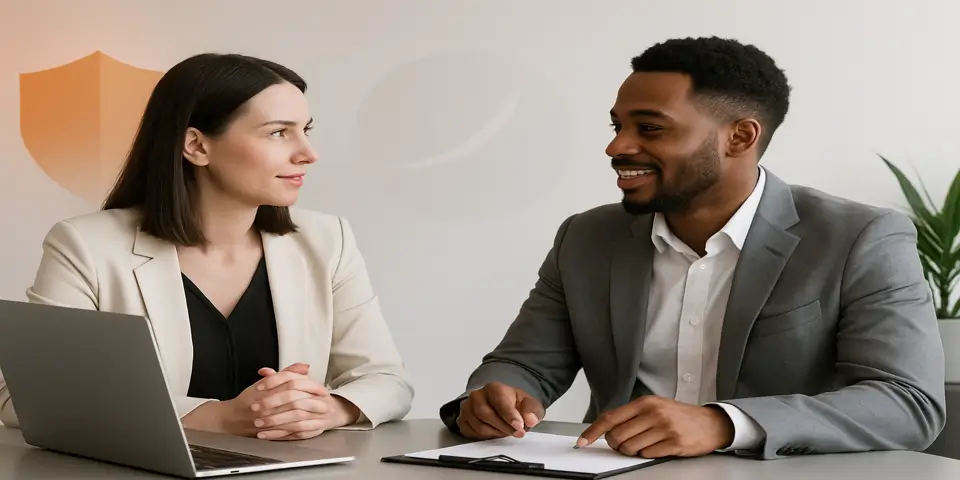 Team evaluating digital marketing strategies to improve service performance.