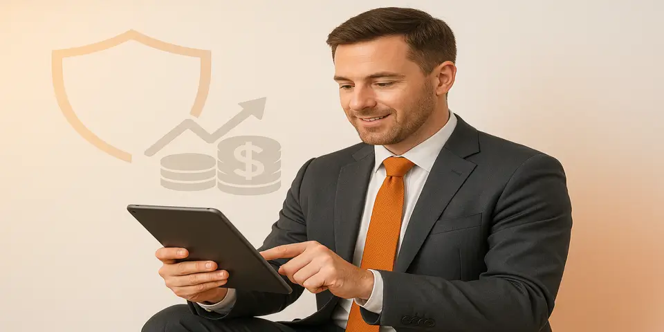 Professional analyzing digital marketing metrics to enhance business outcomes.