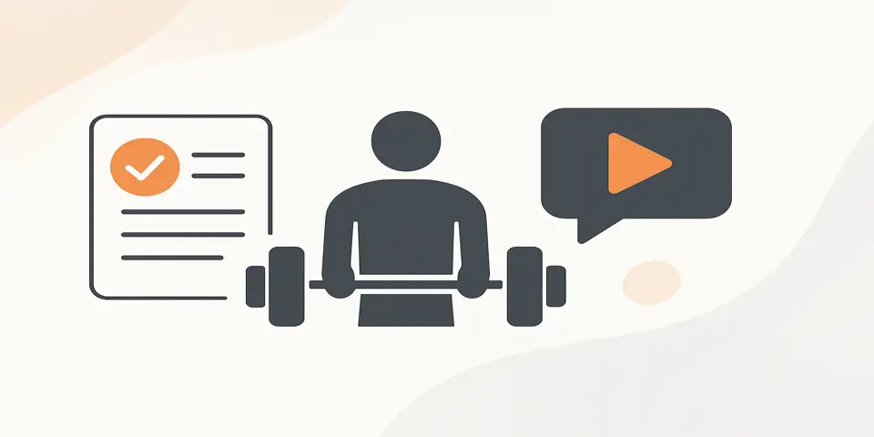 Abstract orange and grey design symbolizing creative content strategies.