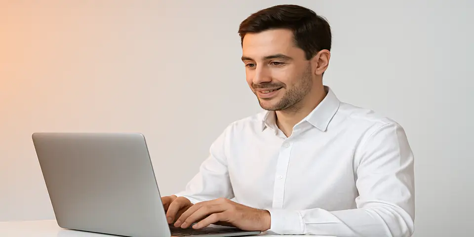 Designer working with interface elements to optimize website strategy and functionality