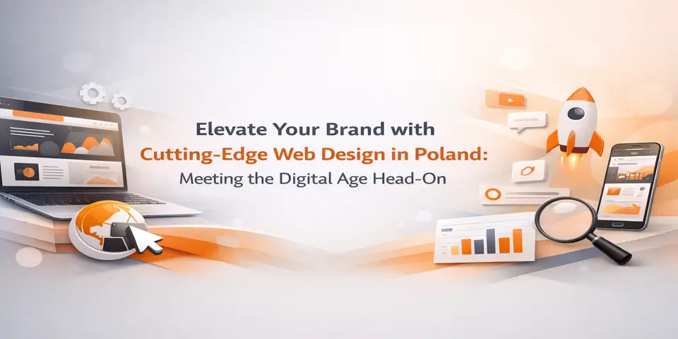 A modern visual representing innovative web design and digital brand growth.