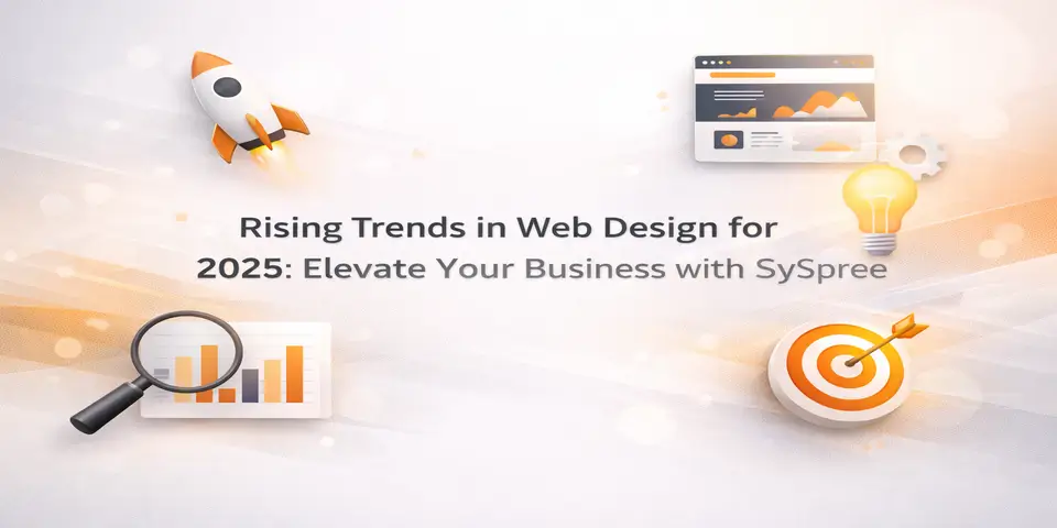 A modern representation of evolving web design trends shaping future ready businesses.