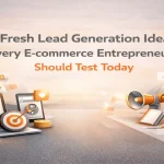 Future focused e commerce lead generation concepts with digital growth elements