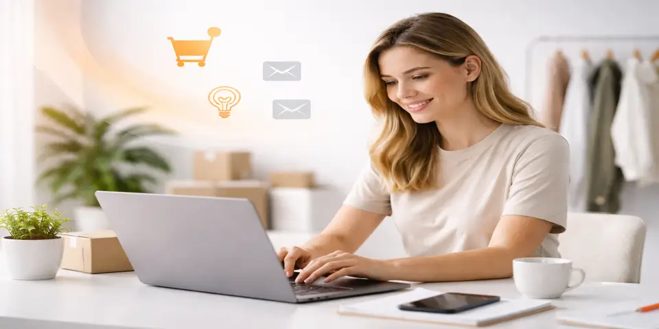 Marketing professional reviewing new lead generation opportunities for growth