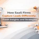 Title graphic highlighting unique strategies SaaS firms use to capture leads effectively