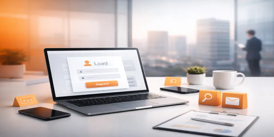 Laptop displaying charts and funnel data showing how SaaS firms capture leads differently