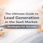 Title image showing lead generation concepts for SaaS growth strategy