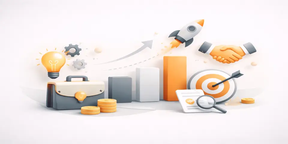 Abstract background representing transformation in consulting business strategy