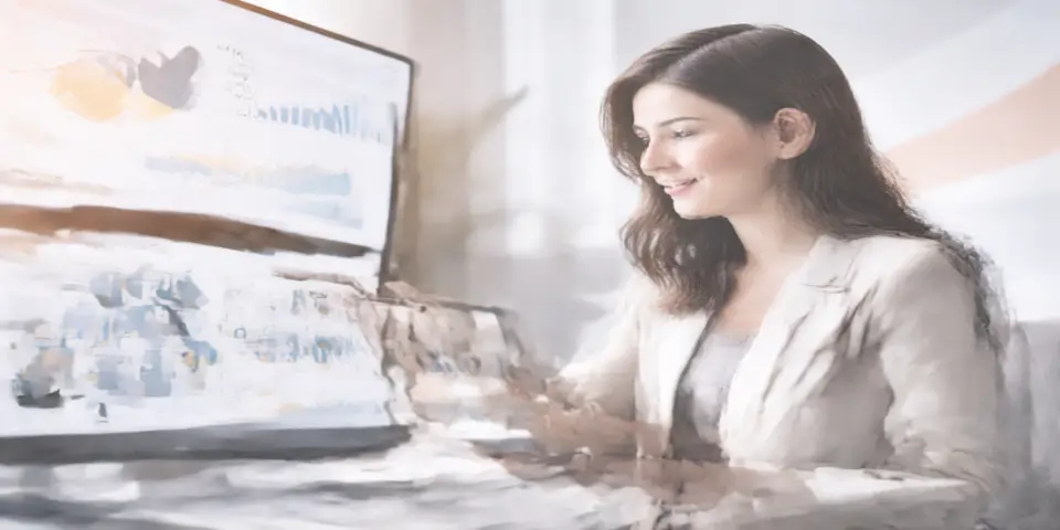 Professional studying lead generation trends to improve strategy effectiveness.