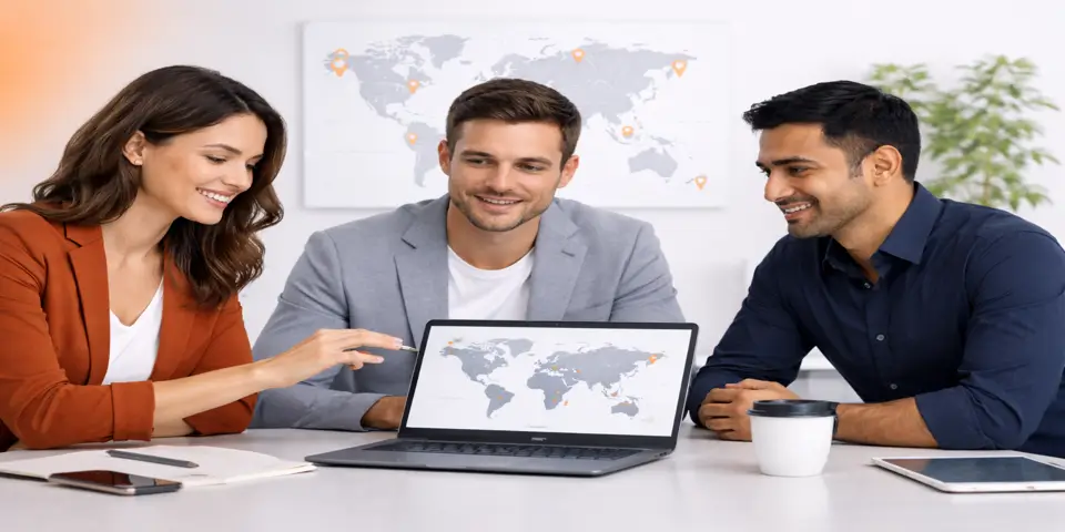 Team planning strategies to scale training services across new regions.