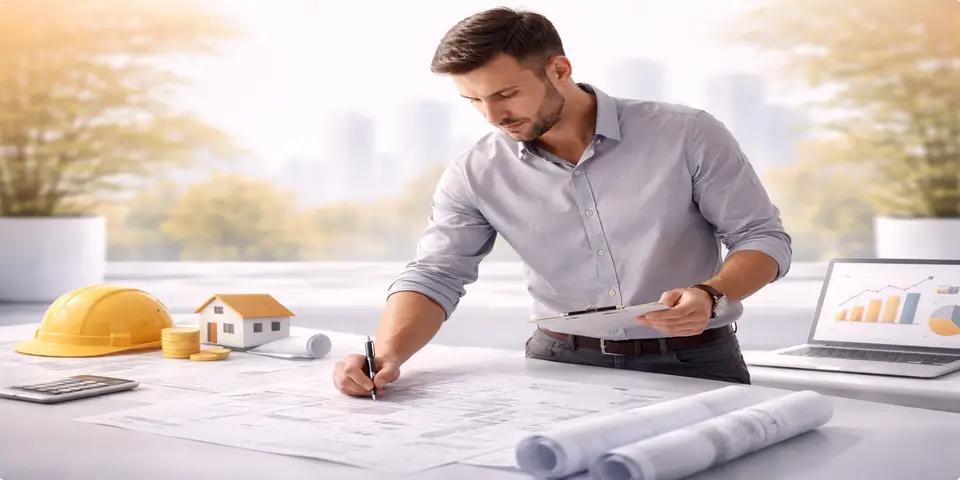 Renovation professional evaluating new business opportunities