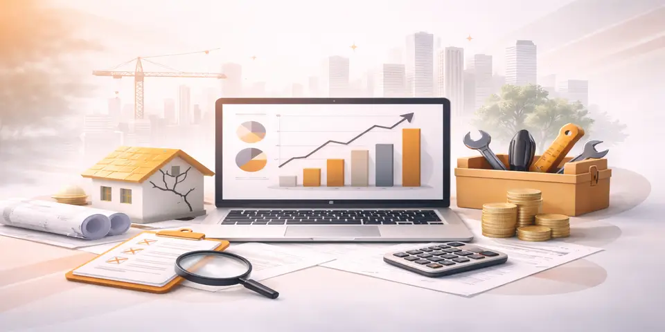 Business tools and analytics revealing renovation service growth opportunities