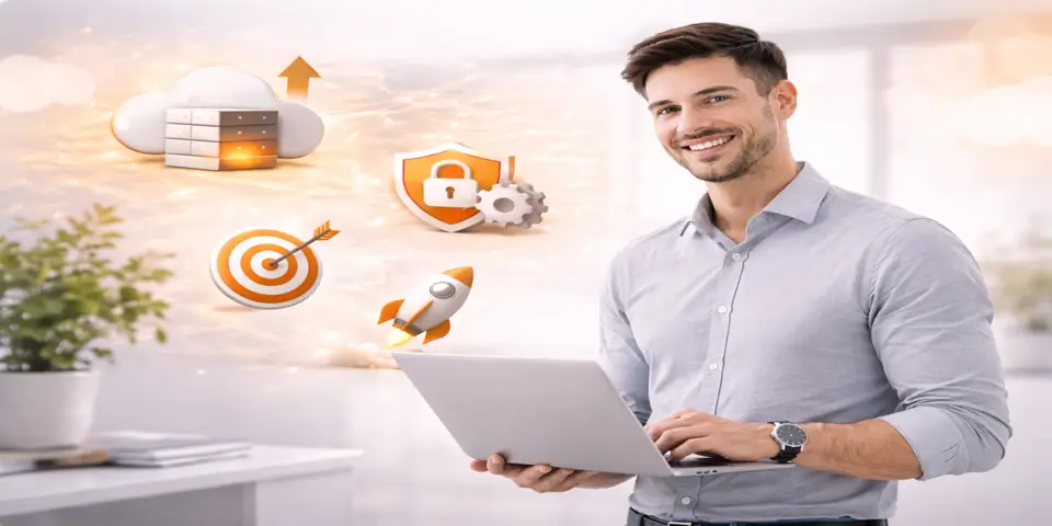 IT professional applying best practices to scale technology firms