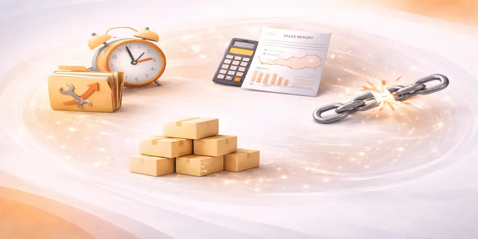 Abstract concept of resistance to AI adoption in ecommerce