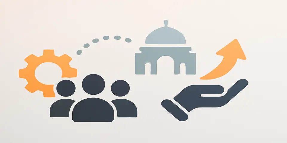 Minimal abstract outsourcing concept design