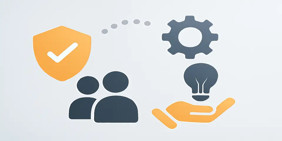 Minimal abstract design for outsourcing efficiency