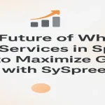 White label services title image with business icons and centered text