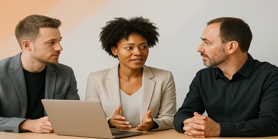 Professionals collaborating on white-label outsourcing solutions for growth