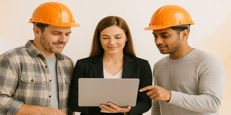 Small team planning renovation projects with IT-driven strategies