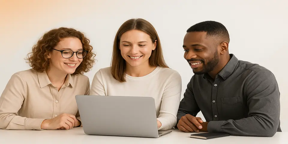 Team collaborating on IT strategies for e-commerce growth
