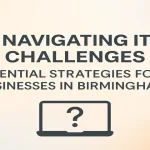 Modern IT solutions design representing innovation and business resilience in Birmingham