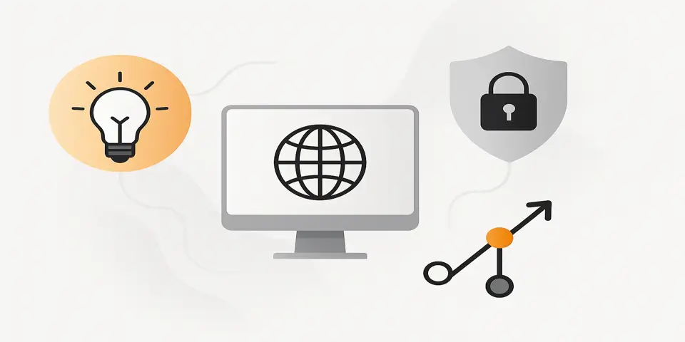 Abstract digital gradient design symbolizing innovation and technology.