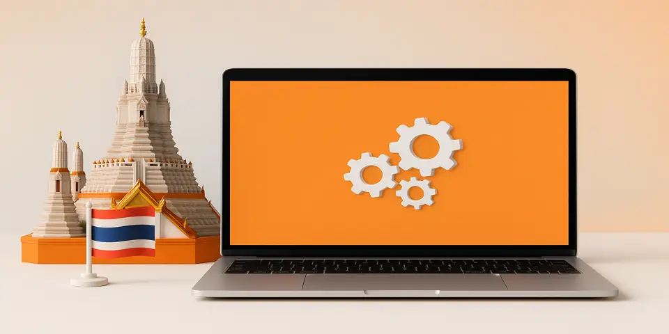 Modern IT infrastructure and devices showcasing connected business technology.