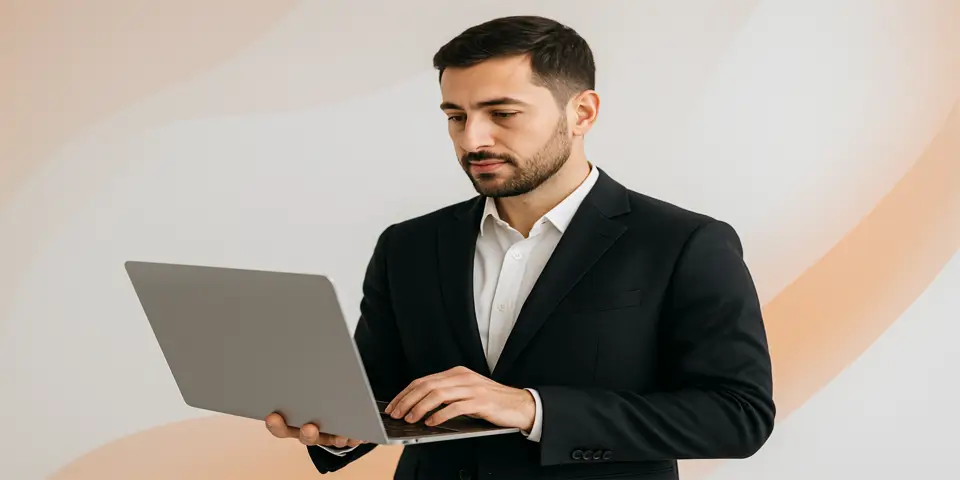 IT expert analyzing performance metrics to drive business growth in Turkey.