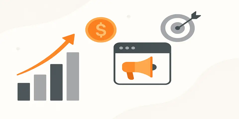 Abstract visualization of financial growth through digital innovation.
