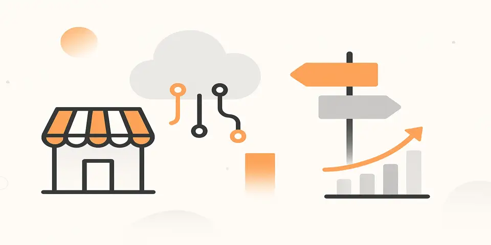 Abstract concept of digital connectivity and innovation.