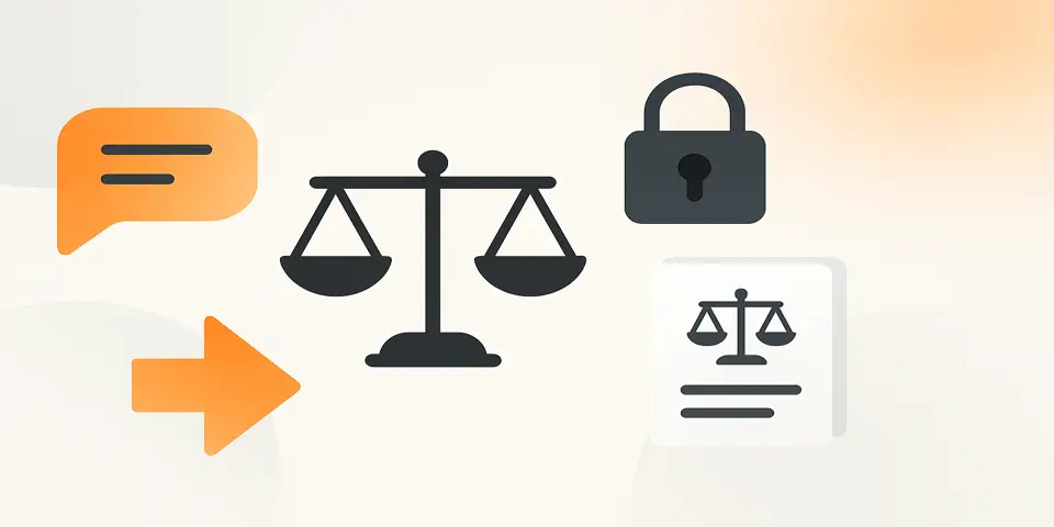 Abstract concept illustrating innovation in digital legal solutions.