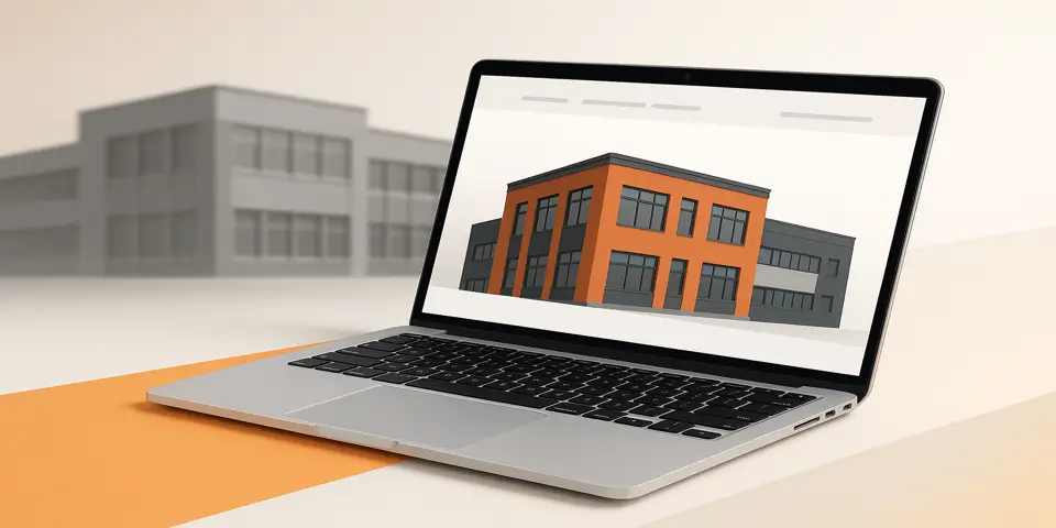 Laptop displaying educational dashboard powered by web technology.