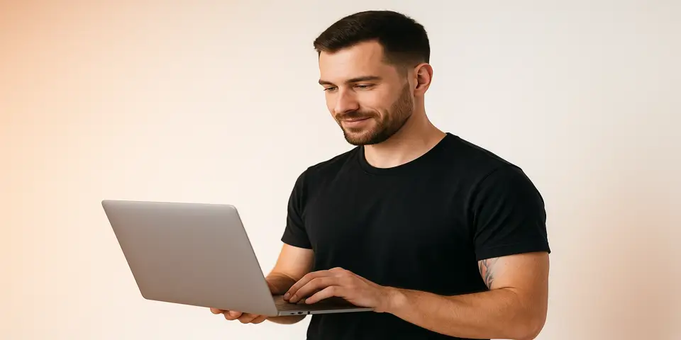 Marketing expert analyzing online sales dashboard for dealerships.