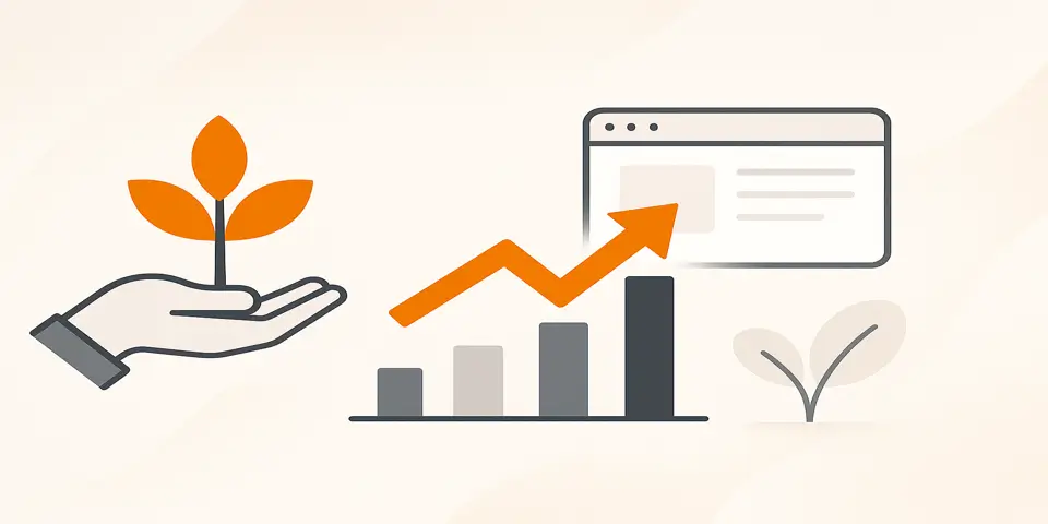 Abstract gradient symbolizing digital evolution in farming.