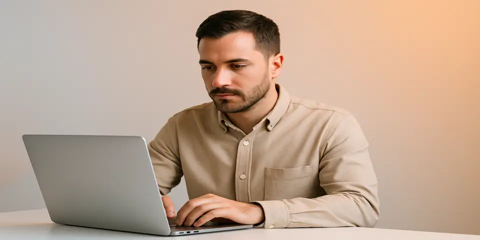 Digital marketer optimizing PPC campaign performance on a laptop