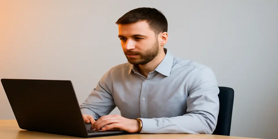 IT expert analyzing data to enhance business efficiency with technology.