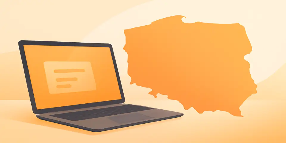 Laptop displaying IT solutions for improving business efficiency.